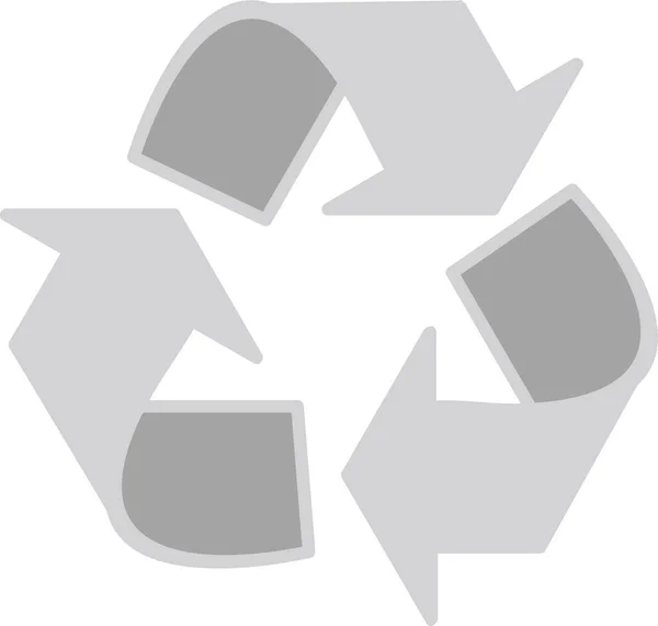 Vektorillustration Des Recyclings Moderner Symbole — Stockvektor