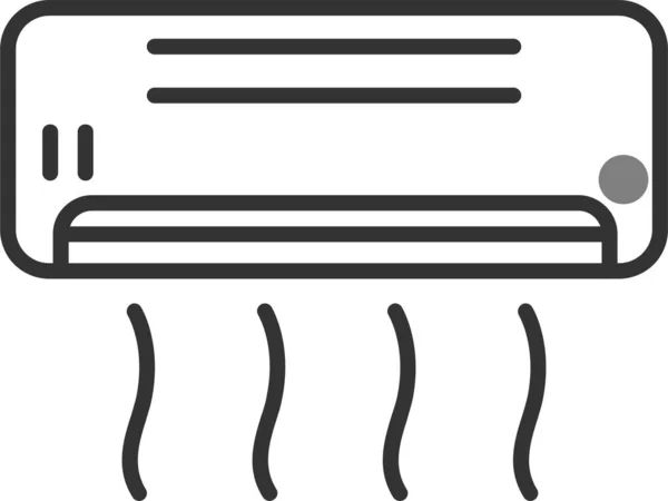 Airconditioner Vector Pictogram — Stockvector