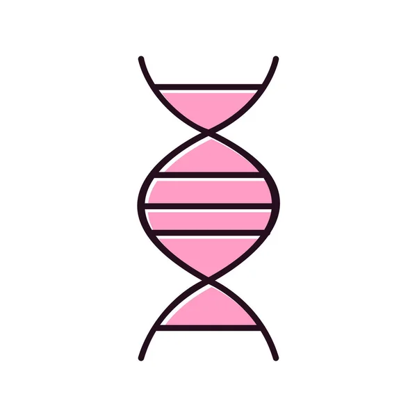 Dna Icon Vektor Illustration — Stockvektor