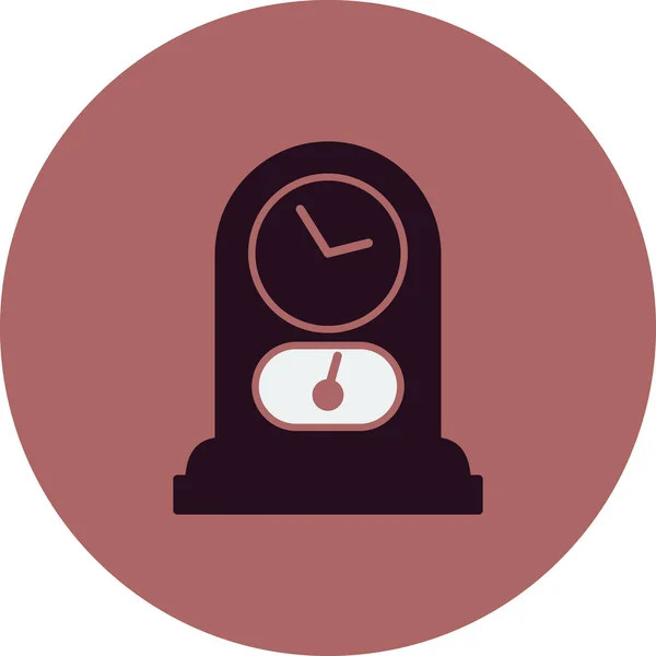 Saat Simgesi Vektör Illüstrasyonu — Stok Vektör