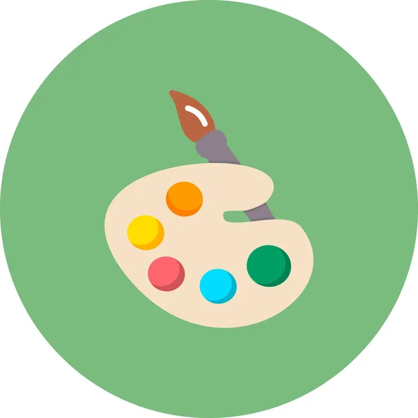 Vektorillustration Der Palette — Stockvektor