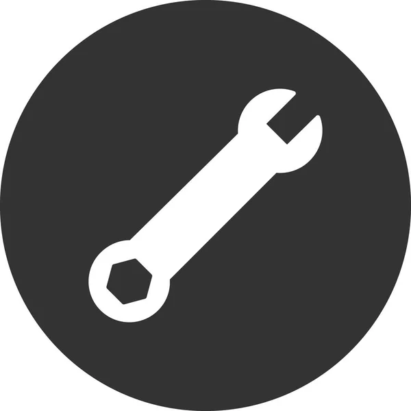 Spanner Icono Vector Ilustración — Vector de stock