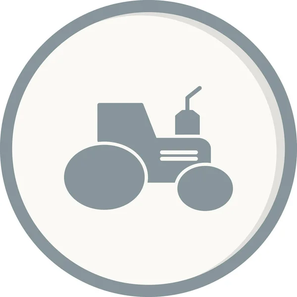 Icône Tracteur Illustration Vectorielle — Image vectorielle