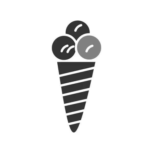 Ikona Zmrzliny Tenkém Linovém Stylu — Stockový vektor