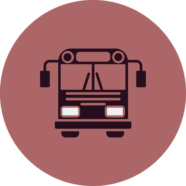 School Bus Icon Vector Illustratie — Stockvector