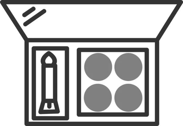 Векторна Ілюстрація Ікони Тіні Ока — стоковий вектор