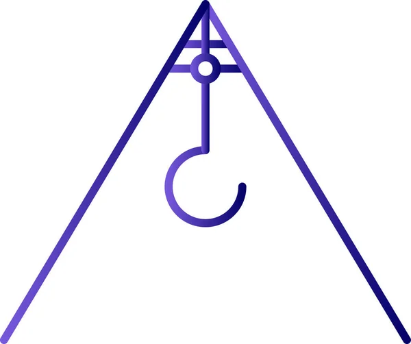 Vector Illustration Hook Icon — Stock Vector