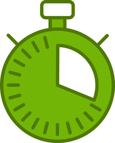 Stopwatch Web Icoon Eenvoudige Illustratie — Stockvector