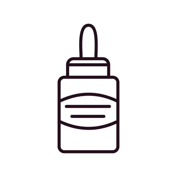 Liquid Glue Bottle Icon Vector Isolated White Background Your Web — Image vectorielle