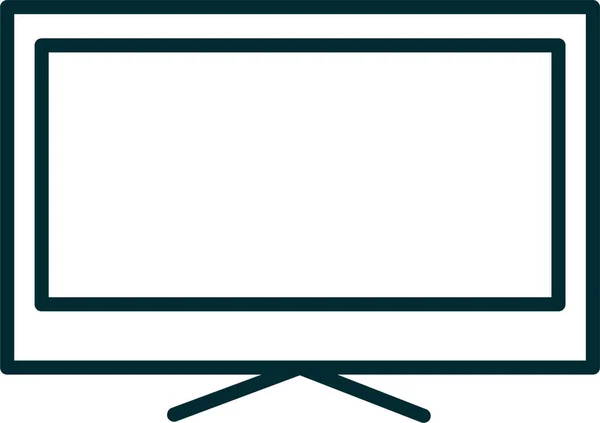 Icône Télévision Illustration Vectorielle — Image vectorielle