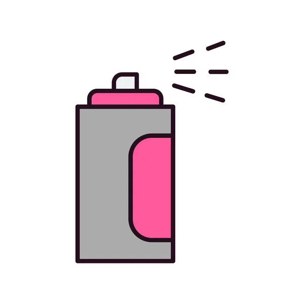 Spray Web Icon Design Semplice — Vettoriale Stock