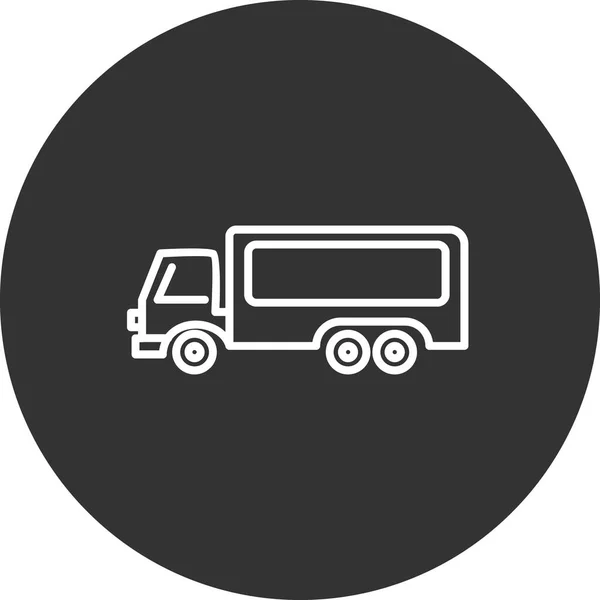 Camião Ícone Web Design Simples —  Vetores de Stock