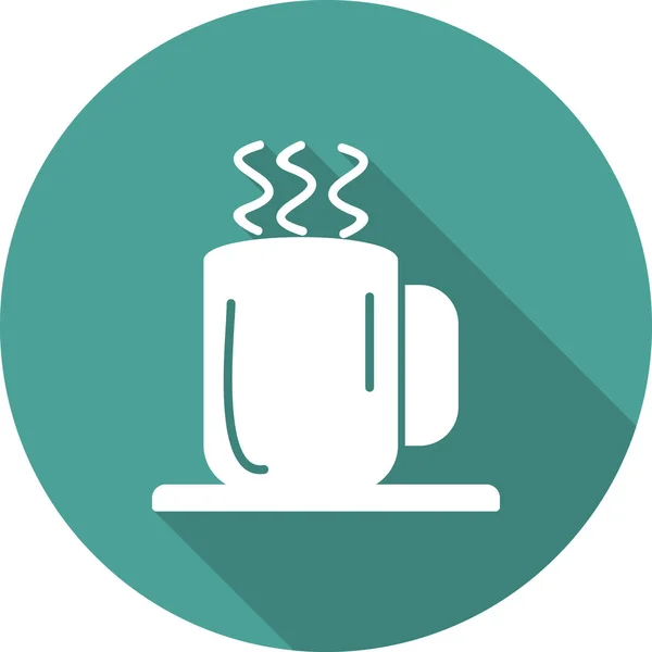 Ζεστό Κούπα Καφέ Ποτό Ποτό Διανυσματική Απεικόνιση — Διανυσματικό Αρχείο