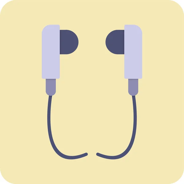 Freisprechende Kopfhörer Vektor Illustration — Stockvektor