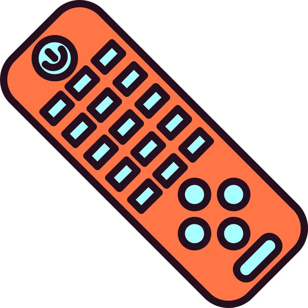 Remote Control Icon Vector Illustration — Stock Vector