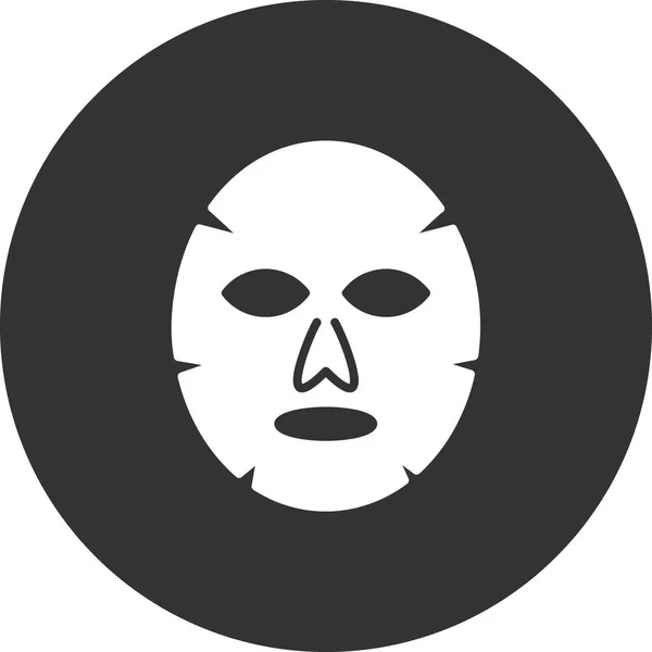 Facial Mask Web Icon Simple Illustration — Vector de stock