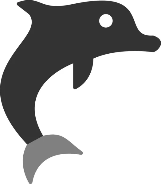 Векторная Иллюстрация Дельфинов — стоковый вектор