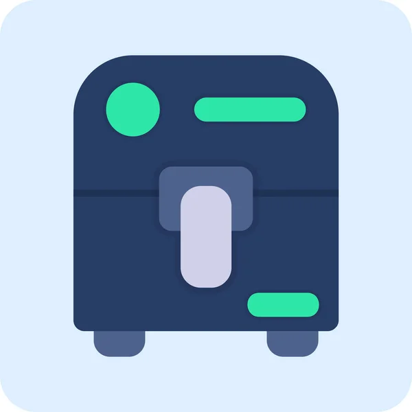 Illustration Air Fryer Icon Vector — Stockvektor