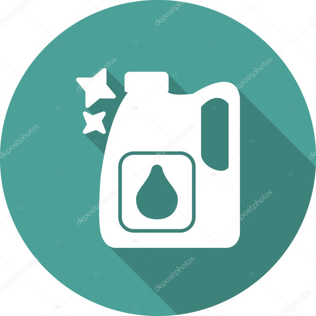 Oil bottle icon vector illustration