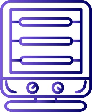 Isıtıcının vektör çizimi