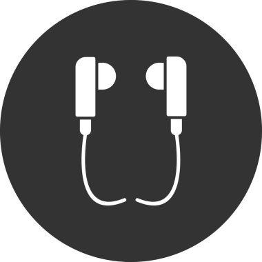 Eller serbest kulaklık vektör çizimi