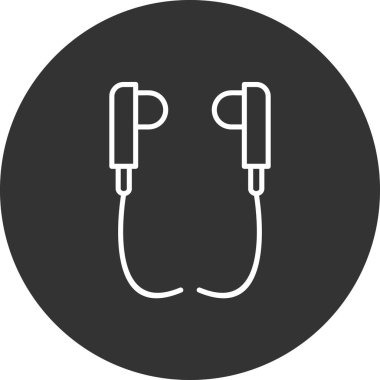 Eller serbest kulaklık vektör çizimi