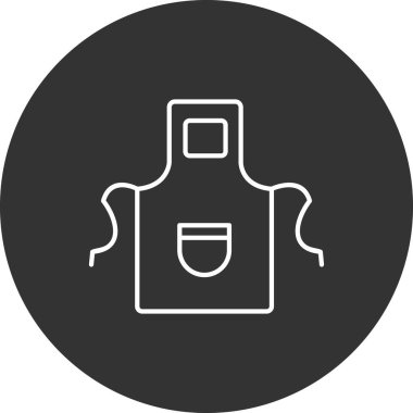 önlük simge vektör çizim