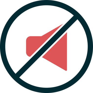 Hacim düğmesinin vektör illüstrasyonu. Dilsiz 