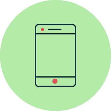 akıllı telefon simgesi, vektör illüstrasyon tasarımı