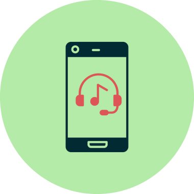 Akıllı telefon. Web simgesi basit illüstrasyon