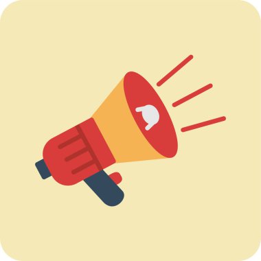 Hoparlörün vektör illüstrasyonu