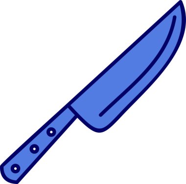 Bıçak. Web simgesi basit illüstrasyon 