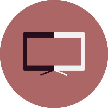 televizyon ikonu. vektör çizim