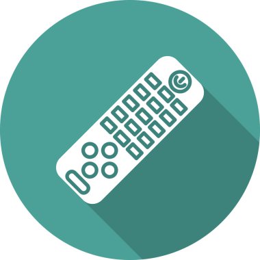 Uzaktan Denetim simgesi, vektör illüstrasyonu 