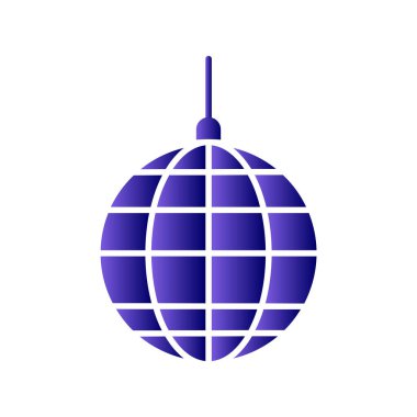 disko topu simgesi vektör illüstrasyon tasarımı