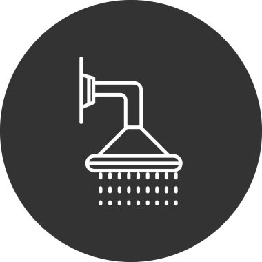 Duşun vektör çizimi