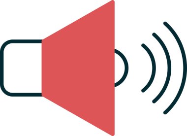 Sesin vektör illüstrasyonu 