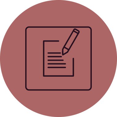 Simge oluşturulmasının vektör illüstrasyonu