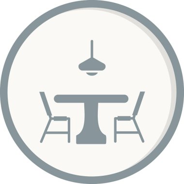 Yemek tablosu vektör çizgisi simgesi