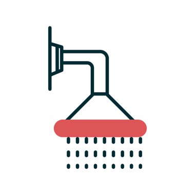 Duşun vektör çizimi