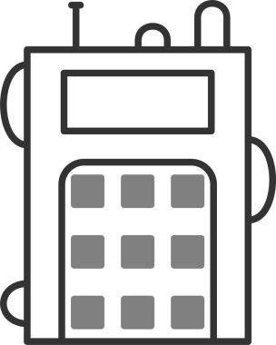 Telsizin vektör çizimi 