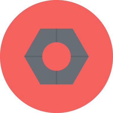 Ceviz aracı simgesinin vektör illüstrasyonu 