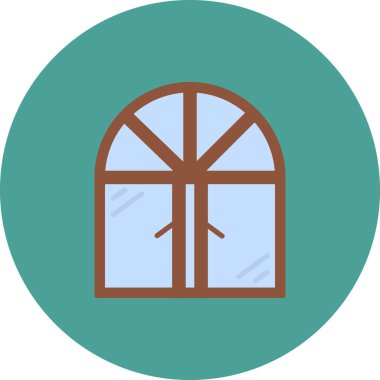 pencere simgesi vektör illüstrasyonu