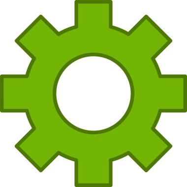 Çarklı. Web simgesi vektör illüstrasyonu ayarlanıyor