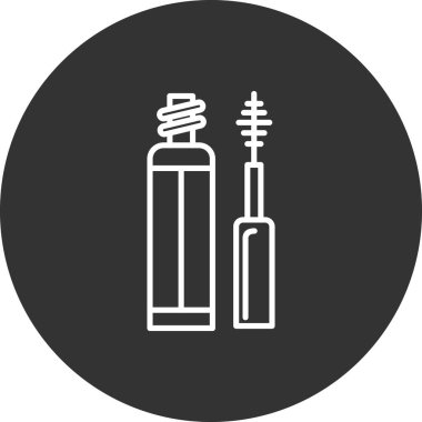 Eye mascara icon, vector illustration