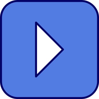 Video çalma düğmesinin vektör illüstrasyonu