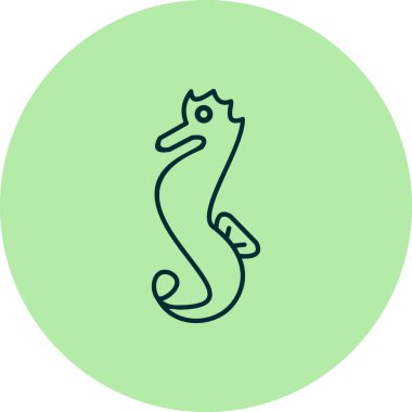 Deniz atı vektör illüstrasyon