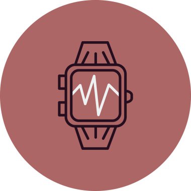 Akıllı vektör ince çizgi simgesi