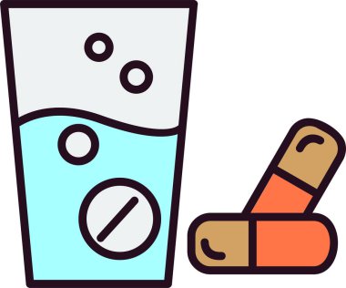 Effervescent 'ın vektör illüstrasyonu 