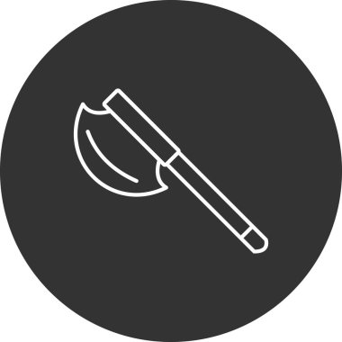 Balta. Web simgesi basit illüstrasyon  